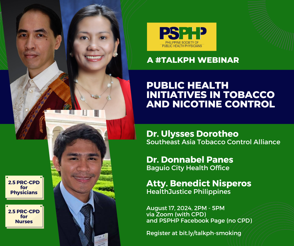 #TalkPH: Public Health Initiatives in Tobacco and Nicotine Control