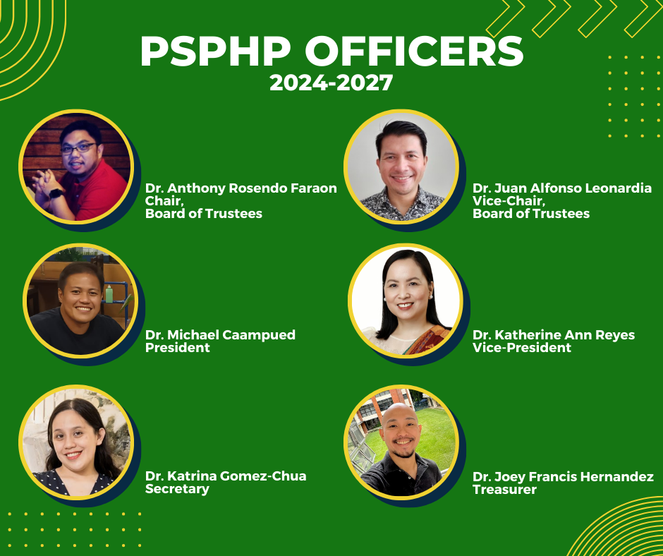 PSPHP announces its 2024-2027 officers